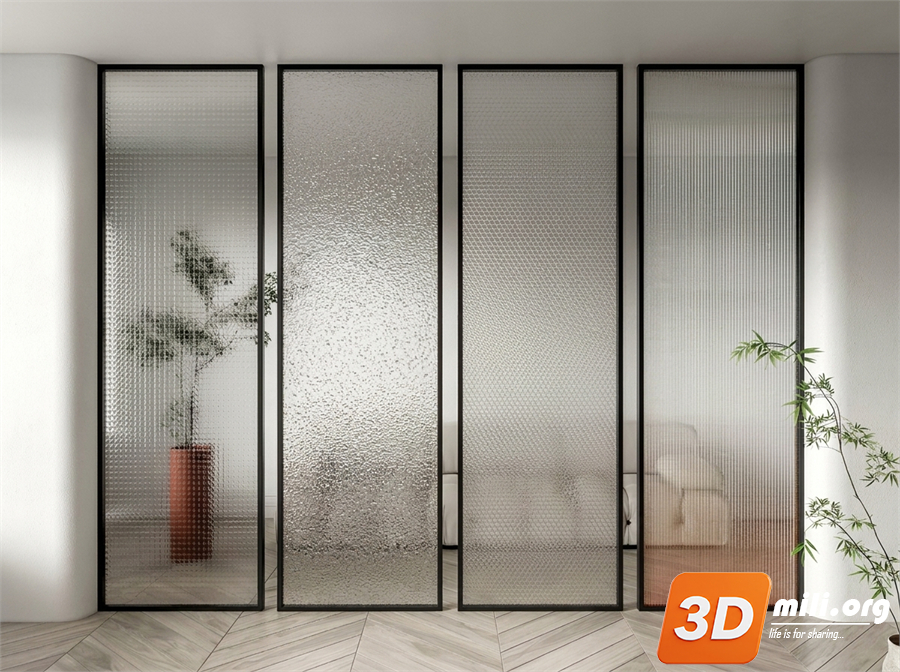Folding screen Skp Files 